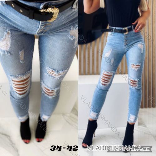 Rifle jeans dlouhé dámské (34-42) JEANS JAW216564