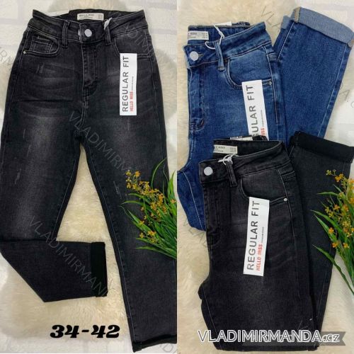 Rifle jeans dlouhé dámské (34-42) JEANS JAW216568