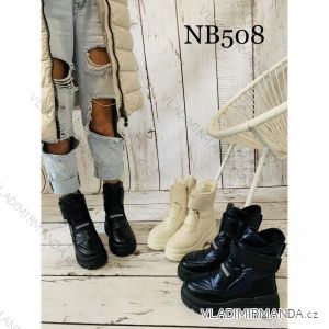 Topánky členkové zimné dámske (36-41) SSHOES OBUV OBSS21NB508