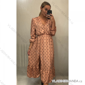 Elegant Shirt Dress Long Sleeve Women (UNI S / L) ITALIAN FASHION IMWA21115