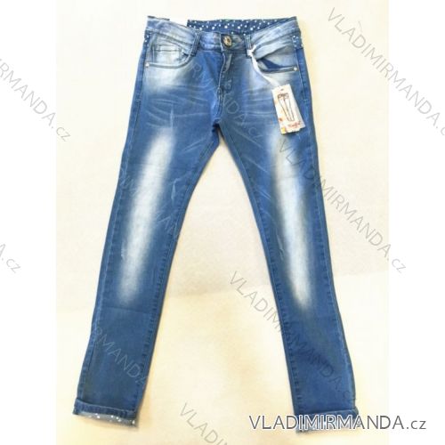 Rifle jeans dorostenecké dívčí (128-164) KUGO K810