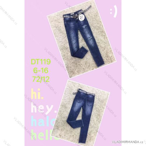 Rifle jeans dětské dorost dívčí (6-16 let) SAD SAD21DT119