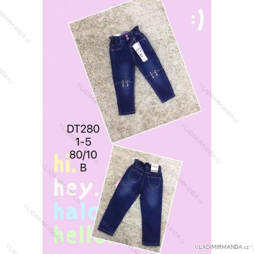 Nohavice rifle jeans dojčenské detské dievčenské (1-5 LET) SAD SAD21DT280