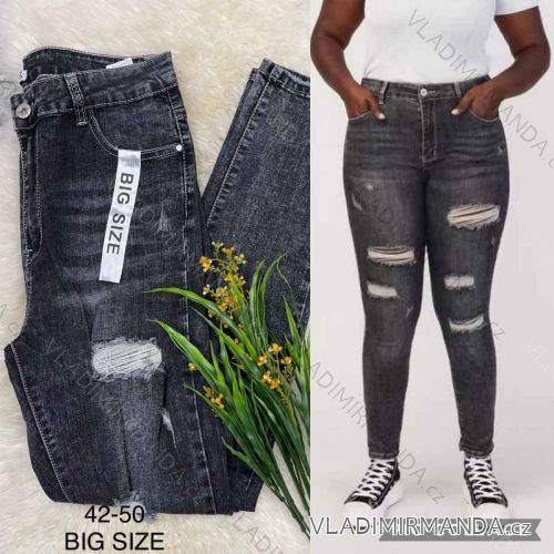 Jeans long women's oversized (42-50) JEANS JAW216561