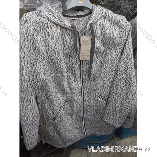 Mikina na zip s kapucí dámská nadrozměrná (L-4XL) L.G.M. POLSKO LGM053