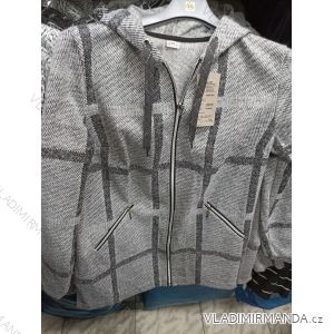 Mikina teplá na zip s kapucí dámská nadrozměrná (L-4XL) L.G.M. POLSKO LGM054