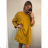 Women's Long Sleeve Dress Oversize (XL / 2XL ONE SIZE) ITALIAN FASHION IMC21797