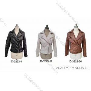 Women's leatherette long sleeve jacket (S / M ONE SIZE) ITALIAN FASHION IMM21D