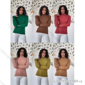 Women's Long Sleeve Sweater (S / M ONE SIZE) ITALIAN FASHION IMM219072