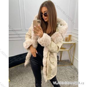 Kabát zimní parka s kožíškem dámská (s-m-l-xl) MISSFOFO FASHION ITALY IMF2121988-N15