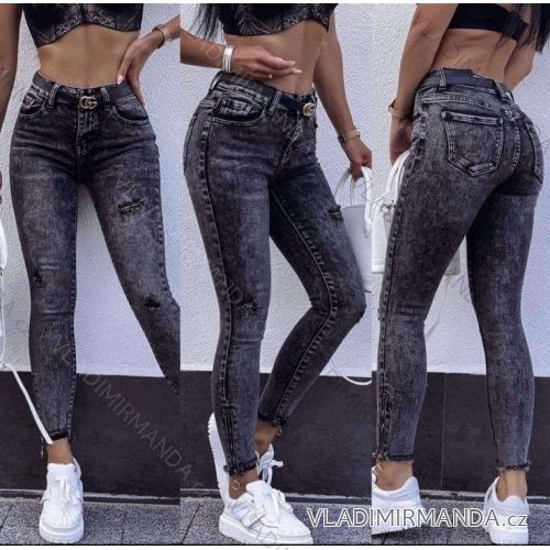 Rifle jeans dlouhé dámské (34-42) JEANS JAW21219