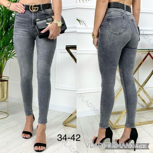 Rifle jeans dlouhé dámské (34-42) JEANS JAW21228