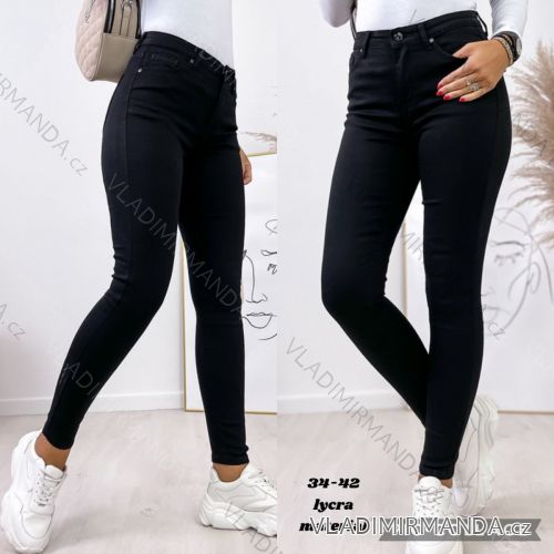 Kalhoty dlouhé dámské (34-42) JEANS JAW21238