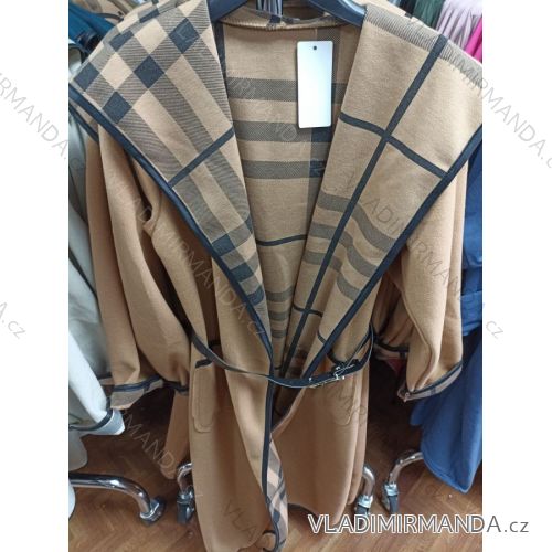 Cardigan dlouhý rukáv dámský (S/M ONE SIZE) ITALSKÁ MÓDA IMP21264