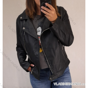 Women's oversized leatherette jacket oversize (46-54) MISS SISSI ITALIAN FASHION MA121232