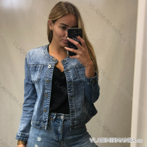 Denim jacket women (M-3XL) ITALIAN FASHION IMR21C016-1C