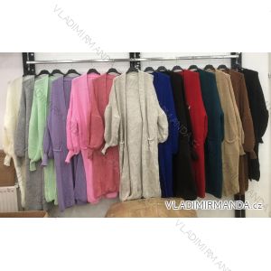 Cardigan dlouhý dlouhý rukáv dámská (S/M ONE SIZE) ITALSKá MODA IMR21423