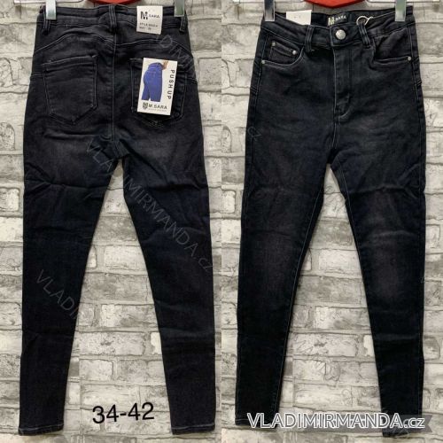 Rifle jeans dlouhé dámské (34-42) M.SARA MSR217256