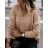 Women's warm long sleeve sweater (S / M ONE SIZE) ITALIAN FASHION IMWE217330