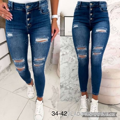 Rifle jeans dlouhé dámské (34-42) JEANS JAW217444