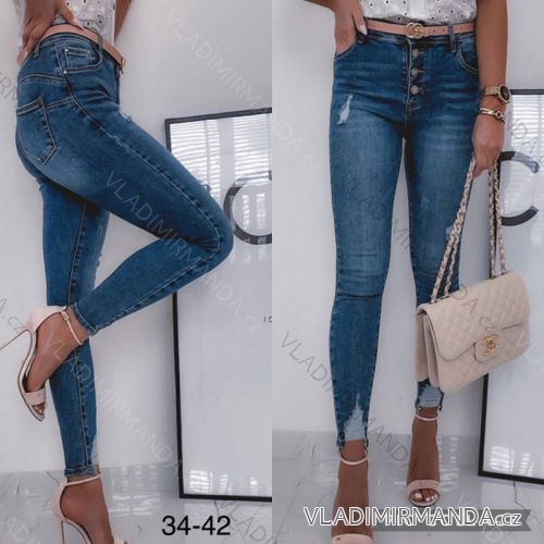 Rifle jeans dlouhé dámské (34-42) JEANS JAW217445