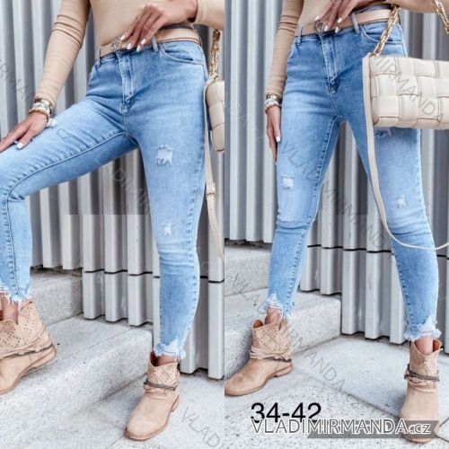 Rifle jeans dlouhé dámské (34-42) JEANS JAW217447