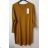 Women's Sweater Long Long Sleeve Knitted Dress (L / XL ONE SIZE) ITALIAN FASHION IM721314