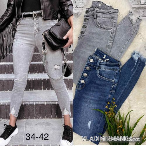 Rifle jeans dlouhé dámské (34-42) JEANS JAW217522