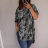 Tunic Long Sleeve Women's Oversized Camouflage (3XL / 4XL ONE SIZE) ITALIAN FASHION IMWQ2191215a