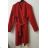 Women's fleece coat (S / M ONE SIZE) ITALIAN FASHION IMM211508 red S / M