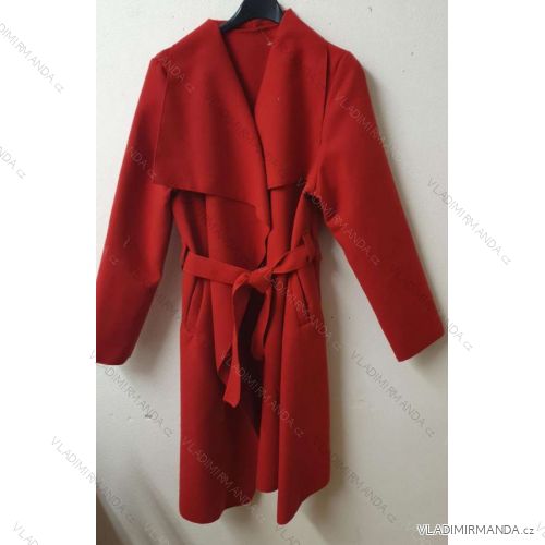 Women's fleece coat (S / M ONE SIZE) ITALIAN FASHION IMM211508 red S / M