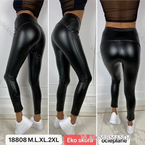 Kalhoty dlouhé koženkové dámské (M-2XL) TURECKÁ MÓDA TMWL2118808