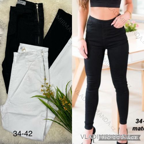 Kalhoty dlouhé dámské (34-42) JEANS JAW217753