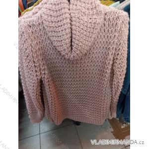 Women's Knitted Long Sleeve Sweater (S / M ONE SIZE) ITALIAN FASHION IM7213402