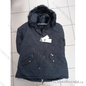 Bunda/Kabát parka zimní dámská nadrozměr (3XL-7XL) POLSKÁ  MÓDA MTN21MHM-W559BIG