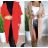 Women's long sleeve coat fleece (S-2XL) POLISH FASHION PM219008