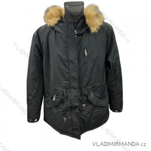 Bunda/Kabát parka zimní dámská nadrozměr (2XL-3XL) POLSKÁ  MÓDA MTN21MHM-W550BIG