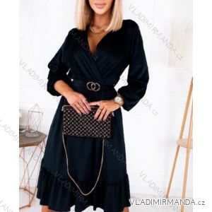 Women's Long Sleeve Dress (S / M ONE SIZE) ITALIAN FASHION imwa216700