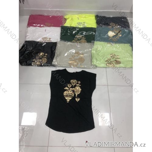 T-shirt short sleeve women's oversized (XL-3XL) TURKISH FASHION TMB21010