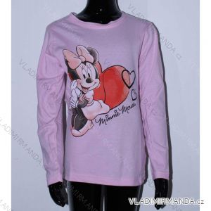 Tričko bavlněné dlouhý rukáv minnie mouse dětské dívčí (98-128) SETINO MIN-G-T-SHIRT-223