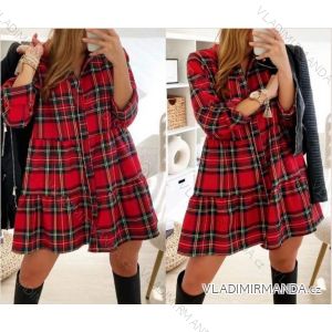 Summer Shirt Dress Long Sleeve Oversize Women's (S / M ONE SIZE) ITALIAN FASHION IMWM216078