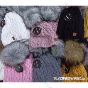 Winter hat with pompon women (ONE SIZE) PV821004