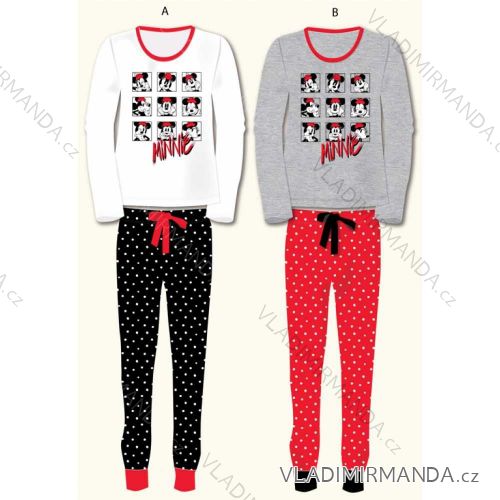 Pyžamo dlouhé Minnie mouse dorost dívčí až dámské (XS-XL) SETINO MIN-G-PYJAMAS-662