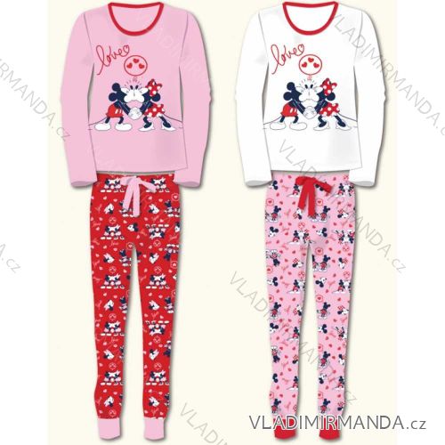 Pyžamo dlouhé Minnie mouse dorost dívčí až dámské (XS-XL) SETINO MIN-G-PYJAMAS-661