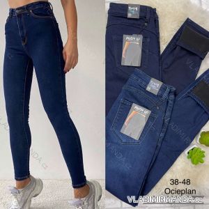 Rifle jeans zateplené push-up dlouhé dámské (38-48) JEANS JAW218437