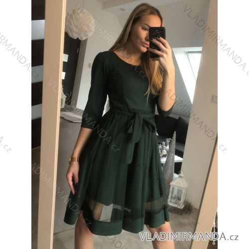 Women's short sleeve dress (uni L / XL) ITALIAN FASHION IM320003