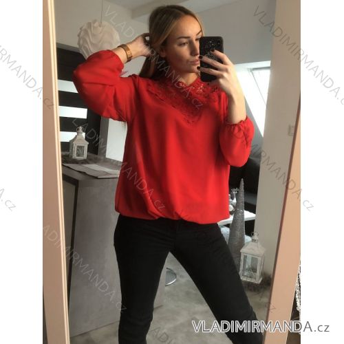 Halenka dlouhý rukáv dámská (L/XL ONE SIZE) ITALSKÁ MÓDA IMWD21D20010