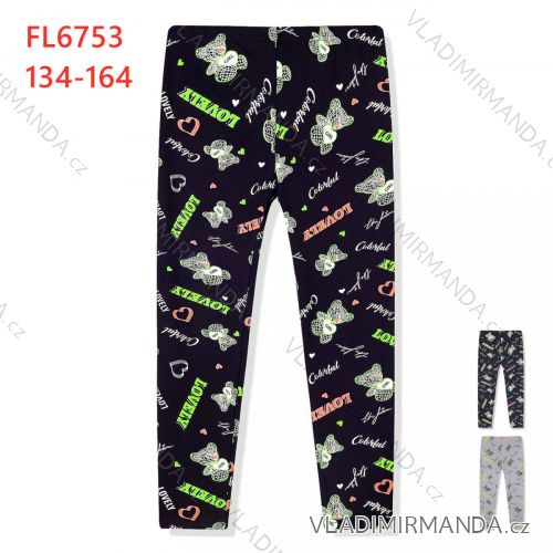 Jeans leggings insulated youth girls (134-164) KUGO KK9947