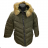 Women's oversized winter jacket (5XL-9XL) POLISH FASHION HKW21964 <p>khaki</p> 3XL-7XL