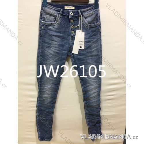 Rifle jeans dlouhé dámské (XS-XL) JEWELLY JEW22JW26105